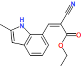 (Z)-Ethyl 2-cyano-3-(2-methyl-1H-indol-7-yl)acrylate